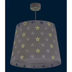 Dalber Stars éclairage de plafond Gris, Blanc E27 LED
