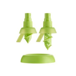 Lékué LE3400115SUR presse-agrumes Synthétique ABS, Silicone Vert