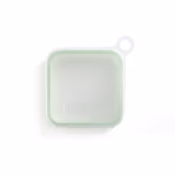 Lékué Sandwich Beutel grün, Boîte de rangement alimentaire, Vert, Translucide, Polypropylène (PP), Silicone, Carré, 181 mm, 1 ...