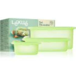 Lékué Set of 3 Reusable Silicone Boxes