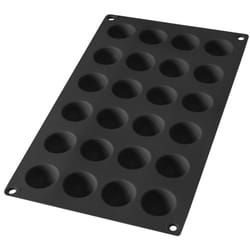 Lékué - Moule 24 mini demi-sphères noir
