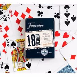 Fournier 10023376, 55 pièce(s), Bleu, Rouge, Adultes, Boîte, 6,25 cm, 8,8 cm