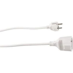 Silver Electronics 9212 multiprise 2 m 1 sortie(s) CA Intérieure Blanc