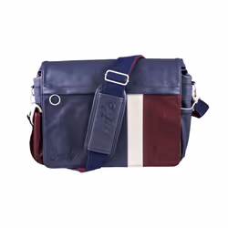 Smile 111651840199, Sac Messenger, Universel, Sangle épaule, Bleu, Grenat, Blanc