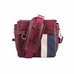 Smile 111652140199, Sac Messenger, Universel, Sangle épaule, Bleu, Grenat, Blanc