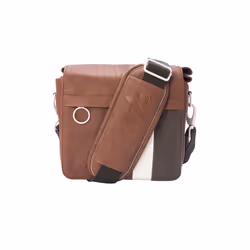 Smile 111653540199, Sac Messenger, Universel, Sangle épaule, Marron, Blanc
