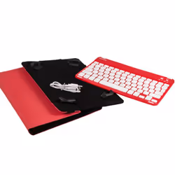 SilverHT 111914540199 clavier pour tablette Rouge, Blanc Bluetooth