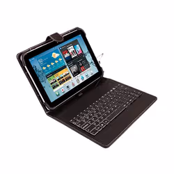 SilverHT 111916040199, Espagnole, Toutes marques, Tablets from 9" to 10.1", Noir, 25,6 cm (10.1"), Simili-cuir, Uréthane ther ...