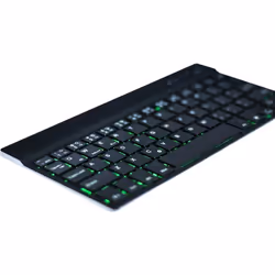 SilverHT 111932940199 clavier Bluetooth QWERTY Espagnole Noir
