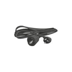 Extension électrique Schuko 4,8mm 2m 16A noir