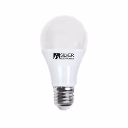 Silver Electronics 602425, 10 W, 70 W, E27, 810 lm, 25000 h, Blanc