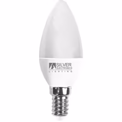 Silver Electronics 971714, 7 W, 70 W, E14, 620 lm, 25000 h, Blanc