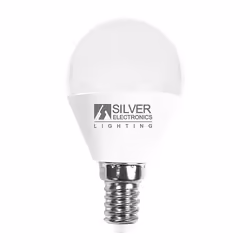 Silver Electronics 961714, 7 W, 70 W, E14, 620 lm, 25000 h, Blanc