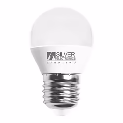 Silver Electronics 960727, 7 W, 70 W, E27, 620 lm, 25000 h, Blanc chaud