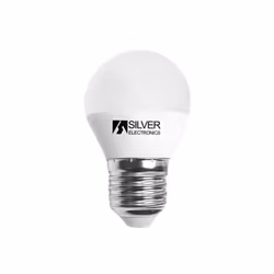 Silver Electronics 961727, 7 W, 70 W, E14, 620 lm, 25000 h, Blanc