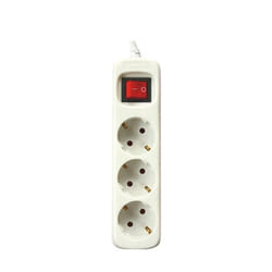 Silver Electronics 9640 multiprise 1,5 m 3 sortie(s) CA Intérieure Blanc