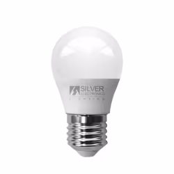 Silver Electronics 1960227, 5 W, 34 W, E27, 399 lm, 15000 h, Blanc chaud