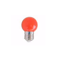 Tension : 230Vac Puissance : 1W Douille : E27 Couleur de la lumière : ROUGE Angle d'ouverture : 360 Mesures : Ø45x68mm Marque ...