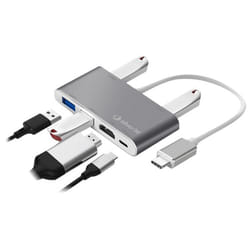 SilverHT 112001240199 station d'accueil USB 3.2 Gen 1 (3.1 Gen 1) Type-C Gris
