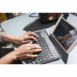 SilverHT 112001540199 clavier Bluetooth QWERTY Anglais Noir