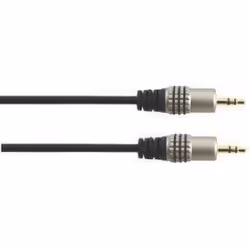 Câble audio - SILVER ELECTRONICS - JACK 35 mm - Mâle à Mâle - 2 mètres - Connecteurs plaqués or