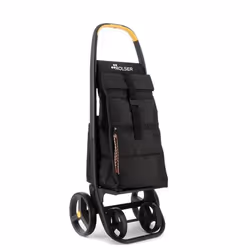 8 PLUS ECOPEP - Chariot de course Pliable - 4 roues - Noir - Sac isotherme isolant structure solide et maniable grande capaci ...