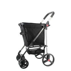 Chariot de course Pliable 4 roues Directionnelles type poussette BB BASKET  TWEED MARINE - Rolser