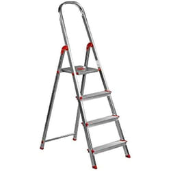 Escabeau - ROLSER - Unica - Aluminium léger - 4 marches - Charge max 150 kg