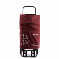 Rolser Thermo Fresh MF, Valise à roulettes, Bourgogne, Aluminium, Polyester, 50 kg, Image, Motif textuel