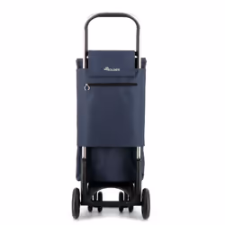 Rolser Sbelta Tweed Noir, Bleu foncé Valise à roulettes