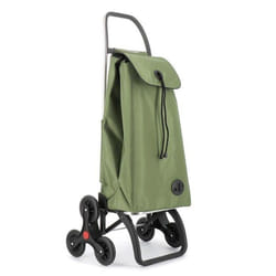 IMAX MF - Chariot de course - 6 roues - Vert kaki - Stable et robuste cadre aluminium léger grande capacité pliable et résistant