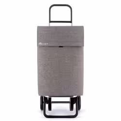 Chariot de Course - ROLSER - Jean Tweed - 4 Roues - Aluminium - Gris
