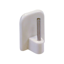 Riel Chyc - Crochet adhésif 23,5x17 mm. Pour support transparent métallique