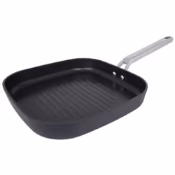 Arcos Série Samoa  Poêle Grill Anti-adhésive 28x28 cm  Aluminium Forgé  Compatible tous feux  Poignées acier inox effet froid ...