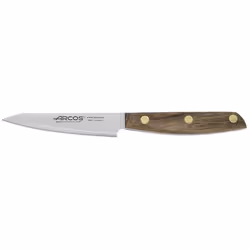 ARCOS Couteau de Cuisine Professionnel en Acier Inoxydable – Idéal pour Éplucher les Fruits et Légumes, Manche en Bois d'Oven ...