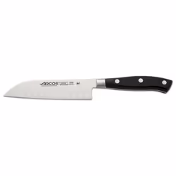 Arcos Séries Riviera - Couteau Santoku - Lame Acier Inoxydable Forgé Nitrum 140 mm - Manche Polyoxyméthylène (POM) Couleur No ...