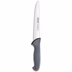 Couteau de boucherie Arcos Couleur - Prof. 241600 en acier inoxydable Nitrum et mango polypropylène ergonomique et lame de 18 ...