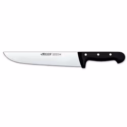 Arcos Couteau de Boucher Professionnel. Lame en Acier Inoxydable Nitrum 250 mm. 353 g. Manche Ergonomique en POM. Série Unive ...