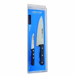 Arcos Set de Couteaux 2 Pièces - Acier Inoxydable Nitrum. Lame 363 mm. Couteau de Cuisine Professionnel. Manche Ergonomique P ...