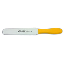 Arcos Séries 2900 - Spatule da Cuisine - Lame Acier Inoxydable Nitrum 200 mm - Manche Polypropylène Couleur Jaune