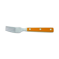Fourchette Arcos chuletero - couleur moutarde 90 m Couteau de table série 374725, acier inoxydable, jaune, 90 mm.