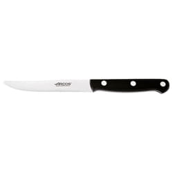 ARCOS Couteaux de Table – Couteau à Steak en Acier Inoxydable Nitrum – Manche en Polyoxyméthylène, Idéal pour Couper la Viande Facilement – Noir, Séri
