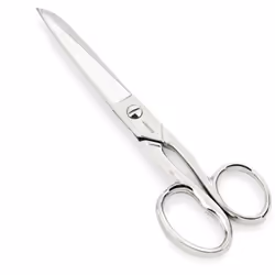 Ciseaux de couturière Arcos 504200 en acier forgé et mango 7" - 178 mm nickelé sous blister de 178 mm . Les ciseaux à coudre  ...