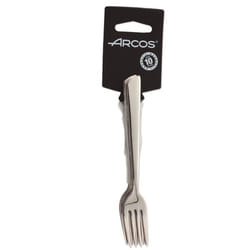 Arcos Séries Toscana - Fourchette à Gâteau Set (6 Fourchette) - Monobloc d'une Pièce Acier Inoxydable 18/10 et 140 mm Couleur Argent