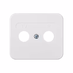 Simon 75053-30, Blanc, Thermoplastique, Simon 75, TV / FM, IP20, CE