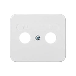 Simon 75053-30 Plaque de commutation et obturateur Blanc