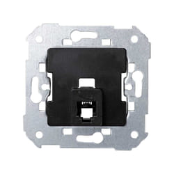 Simon 75480-32 prise de courant RJ-11 Noir