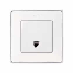 Simon 75481-30 prise de courant RJ-12 Blanc