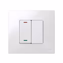 Simon 27800-34 Plaque de commutation et obturateur Blanc