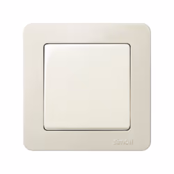 Simon 27831-32 Plaque de commutation et obturateur Ivoire